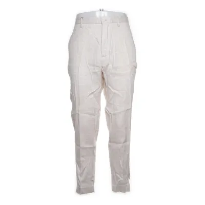 Kostuumbroek (Beige) van Zara Katoen, Linnen