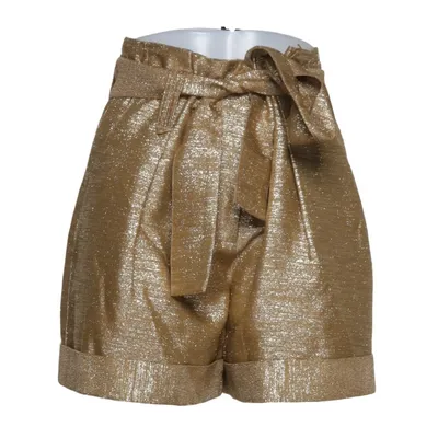Shorts (Guldfärgad) från Sézane Acetat, Metallfiber, Polyamid, Viskos