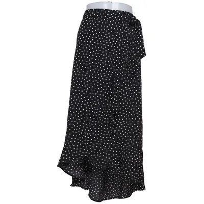 Jupe portefeuille (Noir, Blanc) de Bubbleroom Polyester