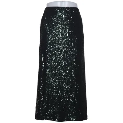 Maxi nederdel (Grøn, Sort) fra Oui Polyester