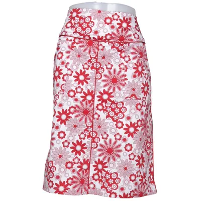 Jupe (Rouge, Blanc) de Think Positive Coton, Élasthane