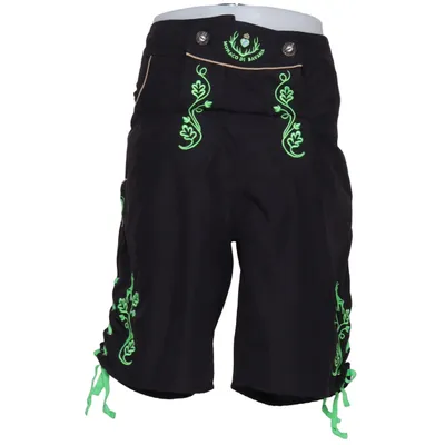 Lederhosen (Black, Green) from Monaco Di Bavaria Polyester