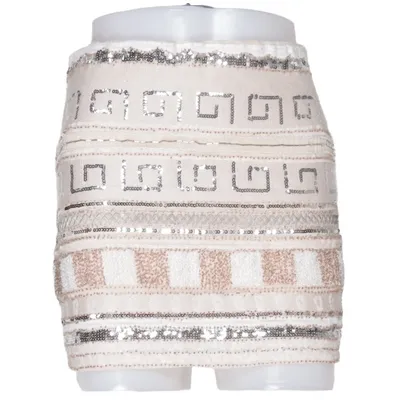 Skirt (Beige, Silver) from Likely Polyester
