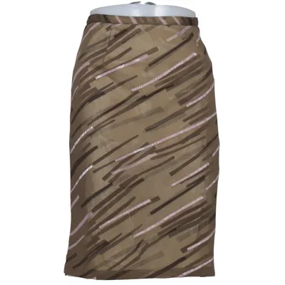Jupe (Marron, Rose) de CCDK Coton, Polyester