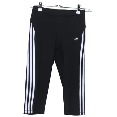 Träningstights (Svart, Vit) från Adidas Elastan, Polyester