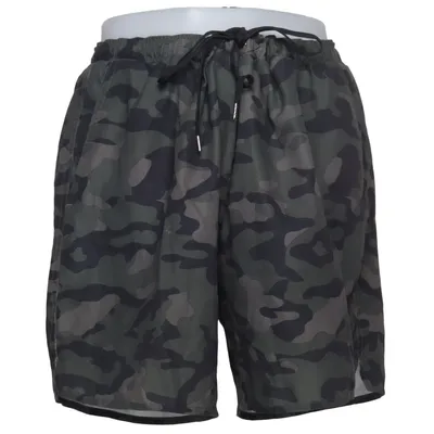 Badshorts (Grön, Svart) från New Look Men Polyester