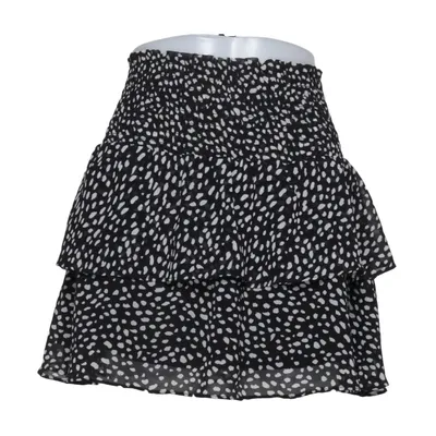 Nederdel (Sort, Hvid) fra Retro & Icone Polyester