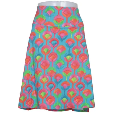 Skirt (Blue, Multicolored) from Líen & Gíel Cotton, Elastane