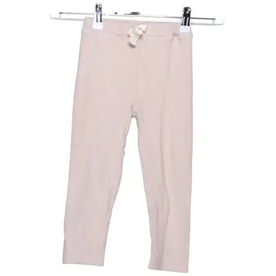 Leggings (Beige) från Minime Elastan, Ekologisk bomull