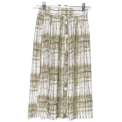 Jupe longue (Vert, Blanc) de I Am Viscose