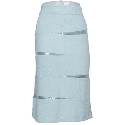 Kjol (Turkos) från Alfredo Pauly Elastan, Polyester
