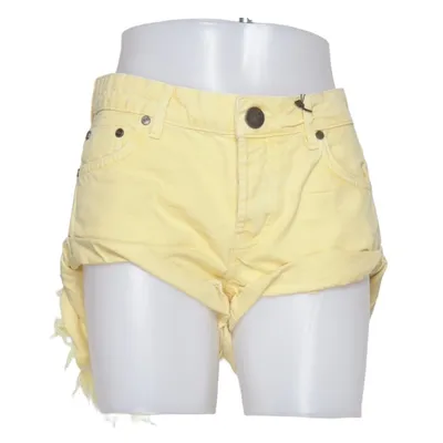 Jeansshorts (Gul) fra Oneteaspoon Bomuld