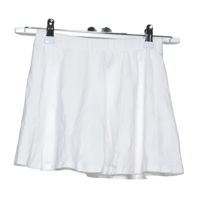 Jupe (Blanc) de H&M Basic Coton, Élasthane