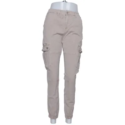 Cargo broek (Beige) van Blind Date Katoen, Elastaan