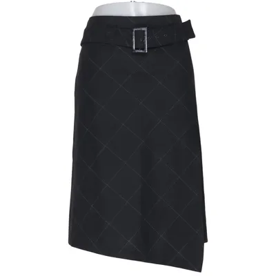 Wikkelrok (Zwart) van Sinéquanone Elastaan, Polyester, Wol