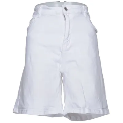 Short en jean (Blanc) de Norah Coton, Élasthane, Viscose