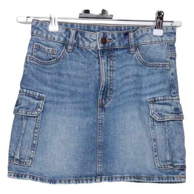 Jeanskjol (Blå) från Lindex Kids Bomull, Elastan