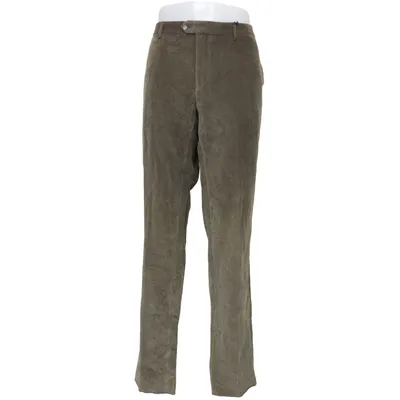 Pantalon en velours (Vert) de Santaniello Coton, Élasthane, Polyamide
