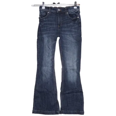 Jeans (FLARED LEG ADJUSTABLE WAIST MID WAIST) från H&M Bomull, Elastan