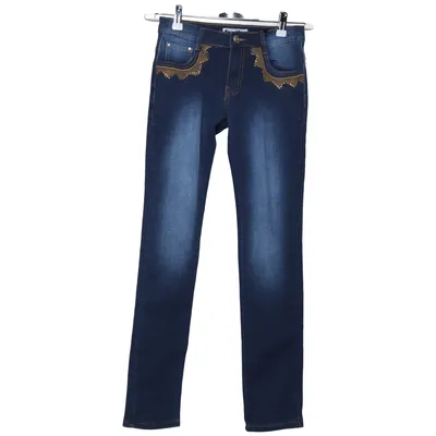 Jeans (Blå) fra Franky Bomuld, Polyester
