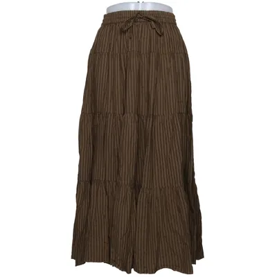 Jupe longue (Marron) de Gudrun Sjödén Coton biologique, Viscose