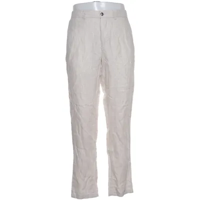 Chinos (Beige) van Mango Katoen, Linnen, Polyester