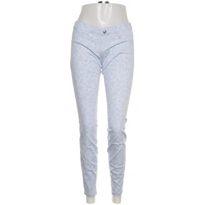 Chinos (Blauw, Meerkleurig) van Benetton Jeans Katoen, Elastaan, Polyester