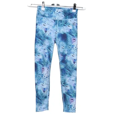 Sportleggings (Blauw, Meerkleurig) van Iconic Elastaan, Polyester