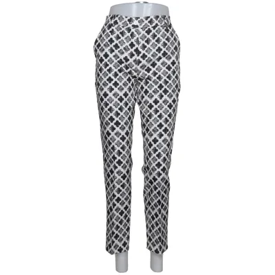 Jakkesætsbukser (Sort, Hvid) fra Melitea Elastan, Polyester