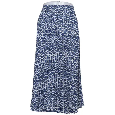 Maxirock (Blau, Weiß) von VA Milano Polyester