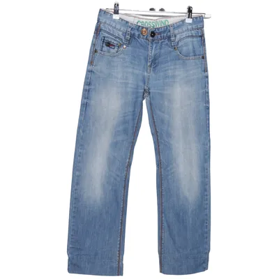 Spijkerbroek (Blauw) van Crosswind Katoen, Polyester