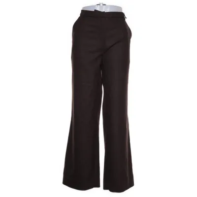 Pantalon de costume (Marron) de Ida Sjöstedt Élasthane, Fibre métallique, Polyamide, Polyester, Viscose, Laine