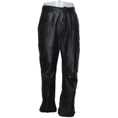 Læderbukser (Sort) fra Mesh Fashion Læder, Polyester