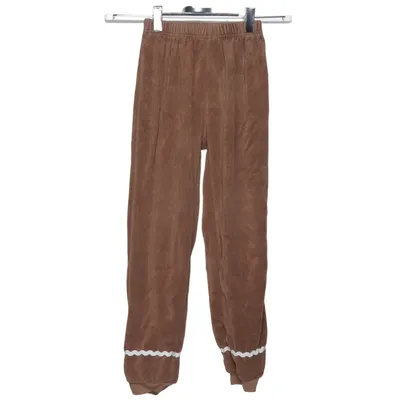 Pyjamahose (Braun) von Den Goda Fen Baumwolle, Elasthan, Polyester