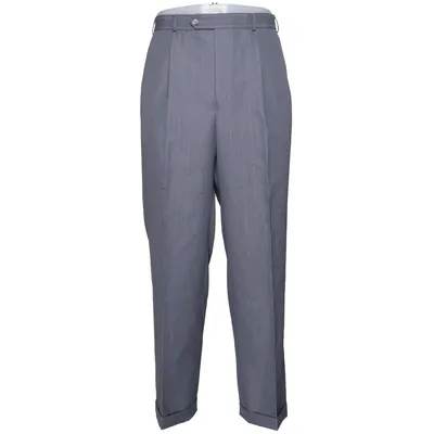 Suit pants (Gray) from Rappson Polyester, Wool
