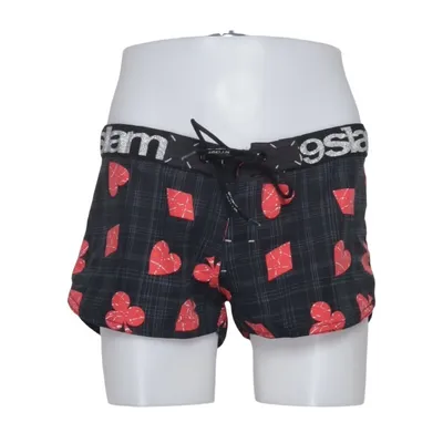 Swim shorts (Black, Red) from 69Slam Polyester