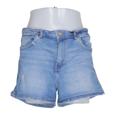 Denim shorts (Blauw) van Zara Katoen, Elastaan