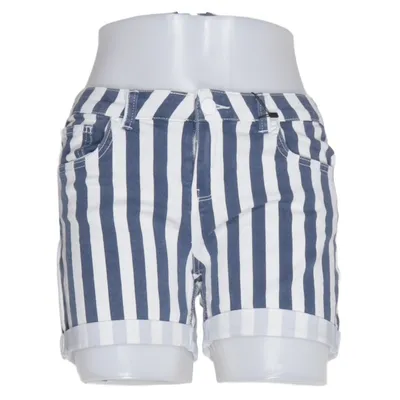 Short en jean (Bleu, Blanc) de Denim Co Coton, Élasthane, Polyester