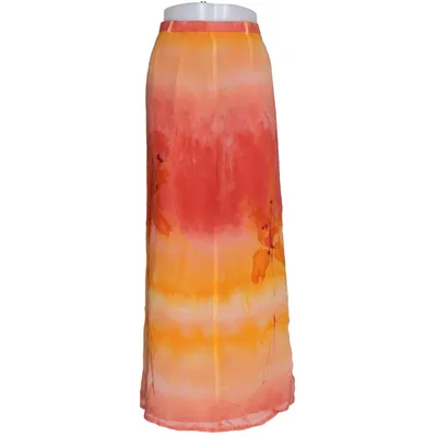 Jupe longue (Rouge, Orange, Jaune) de Almia Viscose