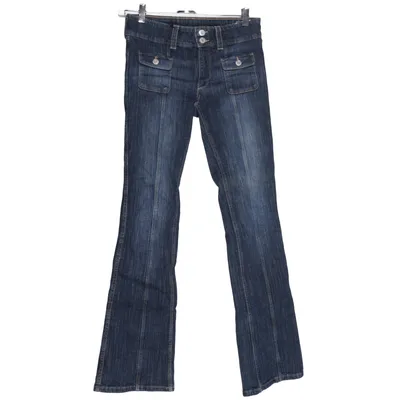 Jeans (Blå) från H&M Bomull, Elastan
