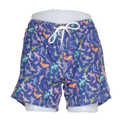 Zwemshort (Blauw, Meerkleurig) van Sundek Gerecycled polyester