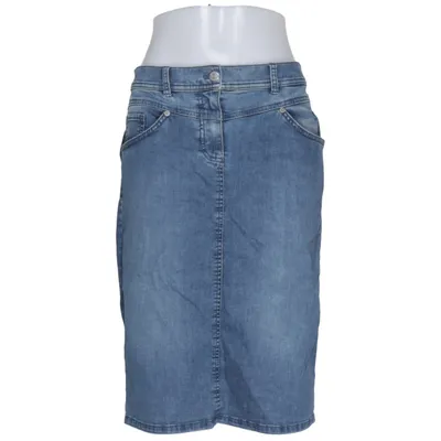 Spijkerrok (Blauw) van Gerry Weber Edition Elastaan, Organisch katoen