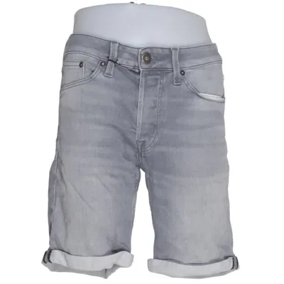 Denim shorts (Grijs) van Jack & Jones Jeans Intelligence Katoen, Elastaan, Polyester