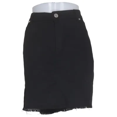 Denim skirt (Black) from Boohoo Blue Cotton