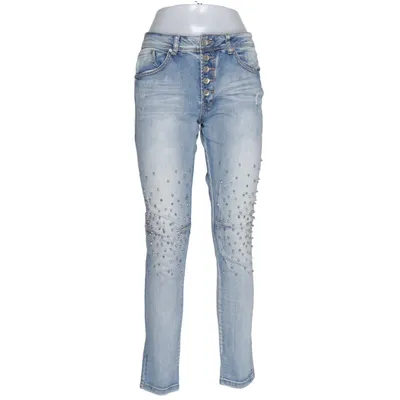 Jean (Bleu) de Denim Coton, Élasthane