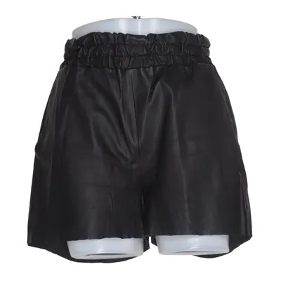 Lädershorts (Svart) från North Bomull, Skinn