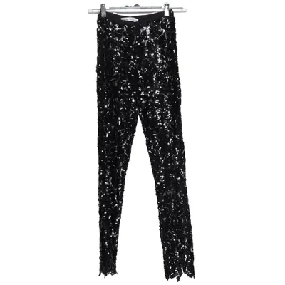 Broek (Zwart, Zilver) van Zara Polyester
