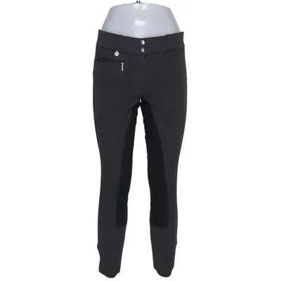 Pantalon d'équitation (Gris, Noir) de CRW Coton, Élasthane, Polyester, Viscose