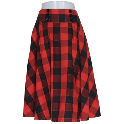 Kjol (Röd, Svart) från Belle Poque Bomull, Polyester