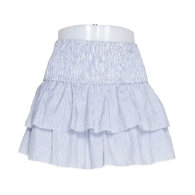 Skirt (Blue, White) from Meet x Tiger Elastane, Polyester